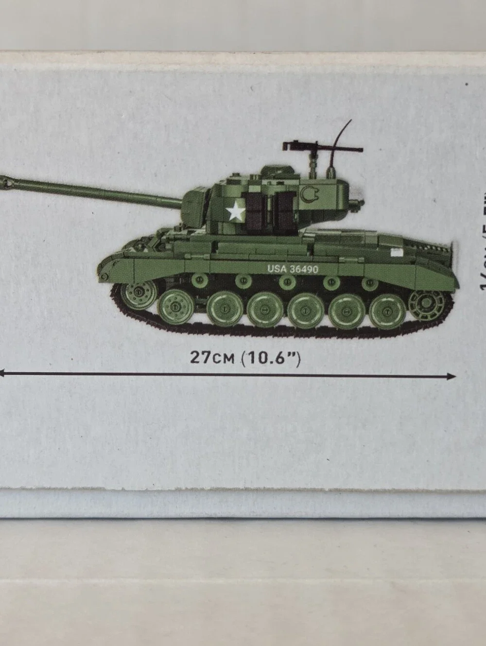 Cobi M26 Pershing Tank Historical Collection WWII 2564 Block Model 904 Piece NIB